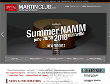 Tablet Screenshot of martinclubjp.com